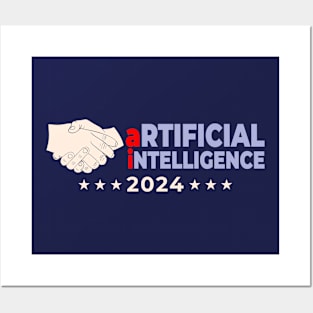 Artificial Intelligence 2024! Modern Presidential Election AI Parody Posters and Art